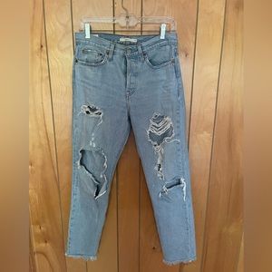 Levi’s distressed jeans